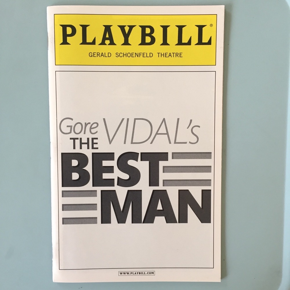 Playbill The Best Man Angela Lansbury John Larroquette Michael McKean 2012